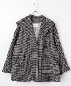 LOGEMENT DE CLAIRE / ロジュモンドクレール その他アウター | 【LOURMARIN】セーラーカラーミドルコート