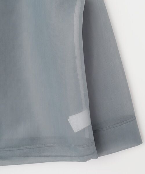 LOGEMENT DE CLAIRE / ロジュモンドクレール その他アウター | シースルージップアップパーカー | 詳細3