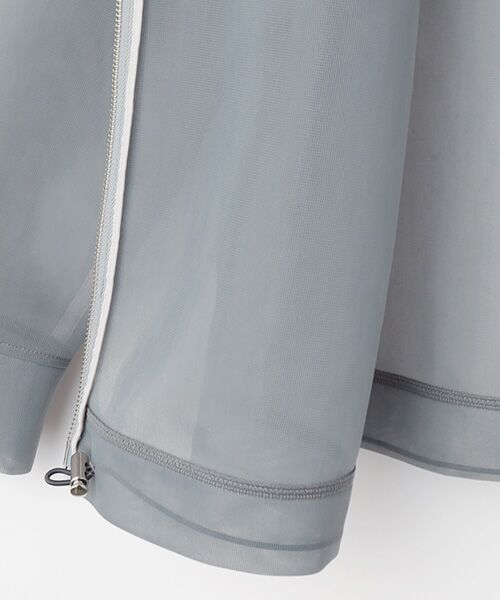 LOGEMENT DE CLAIRE / ロジュモンドクレール その他アウター | シースルージップアップパーカー | 詳細4