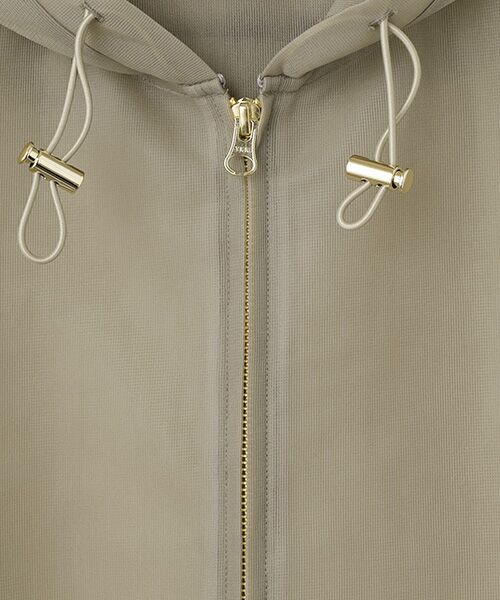 LOGEMENT DE CLAIRE / ロジュモンドクレール その他アウター | シースルージップアップパーカー | 詳細6