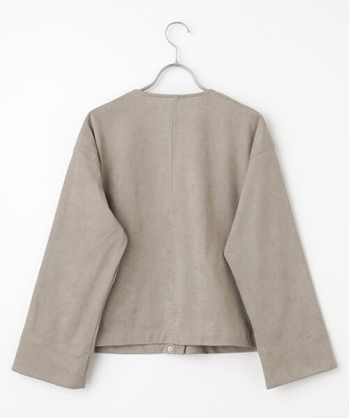 LOGEMENT DE CLAIRE / ロジュモンドクレール ブルゾン | 【LOURMARIN】クルーネック9分丈ブルゾン | 詳細1