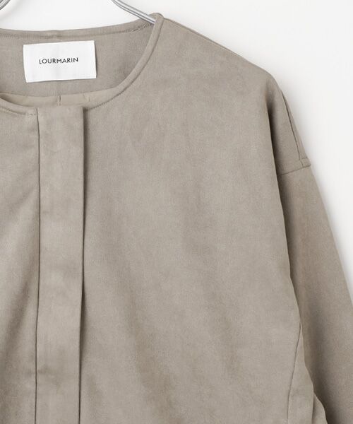 LOGEMENT DE CLAIRE / ロジュモンドクレール ブルゾン | 【LOURMARIN】クルーネック9分丈ブルゾン | 詳細2