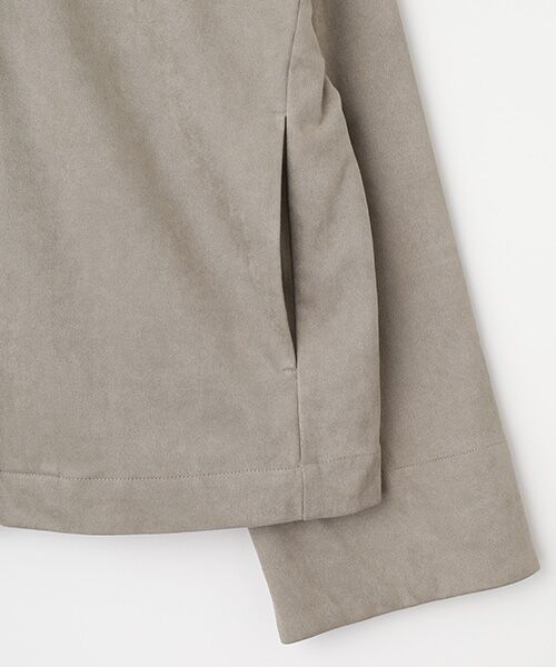LOGEMENT DE CLAIRE / ロジュモンドクレール ブルゾン | 【LOURMARIN】クルーネック9分丈ブルゾン | 詳細3