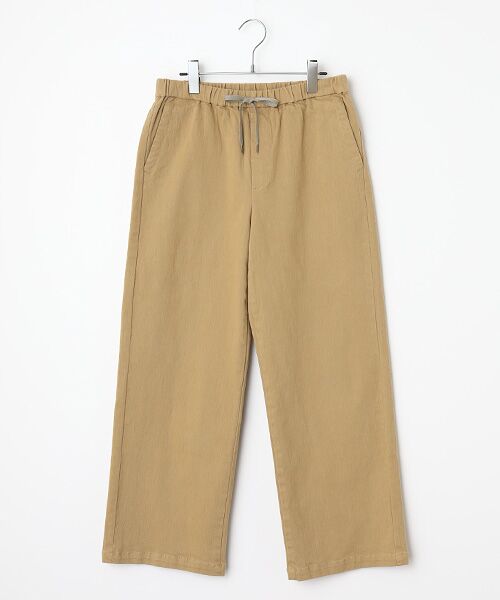 LOGEMENT DE CLAIRE / ロジュモンドクレール その他パンツ | イージーベイカーストレートパンツ(ベージュ)