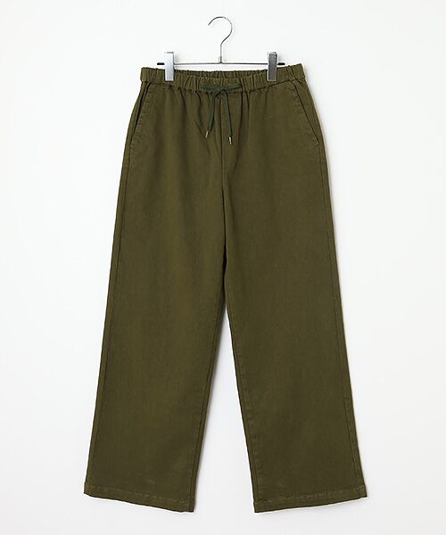 LOGEMENT DE CLAIRE / ロジュモンドクレール その他パンツ | イージーベイカーストレートパンツ(カーキ)