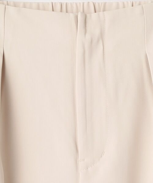LOGEMENT DE CLAIRE / ロジュモンドクレール その他パンツ | 【LOURMARIN】ラップ風タックストレートパンツ | 詳細1