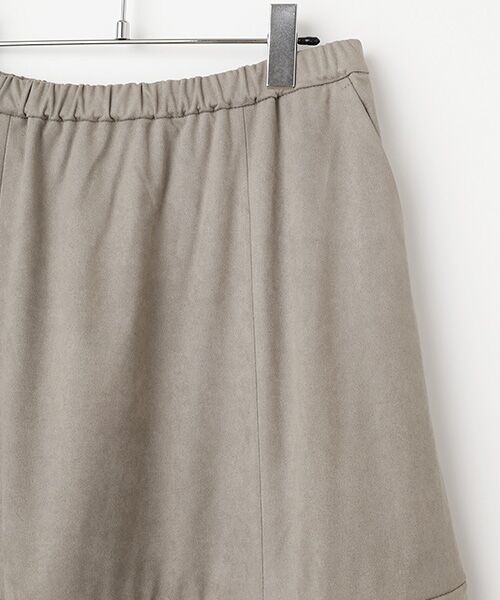 LOGEMENT DE CLAIRE / ロジュモンドクレール ロング・マキシ丈スカート | 【LOURMARIN】タックフレアーナロースカート | 詳細2