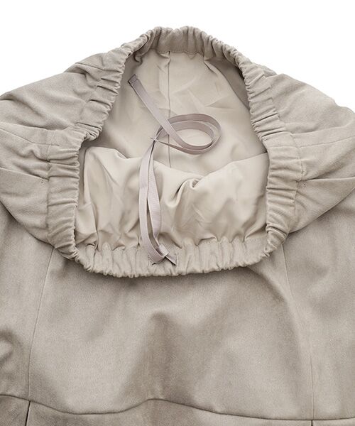 LOGEMENT DE CLAIRE / ロジュモンドクレール ロング・マキシ丈スカート | 【LOURMARIN】タックフレアーナロースカート | 詳細4