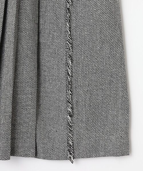 LOGEMENT DE CLAIRE / ロジュモンドクレール ロング・マキシ丈スカート | 【LOURMARIN】ラップ風プリーツスカート | 詳細3