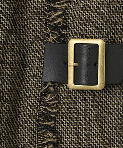 LOGEMENT DE CLAIRE / ロジュモンドクレール ロング・マキシ丈スカート | 【LOURMARIN】ラップ風プリーツスカート | 詳細7