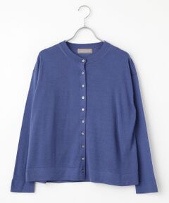 LOGEMENT DE CLAIRE / ロジュモンドクレール カーディガン・ボレロ | メリノウールクルーネックカーディガン