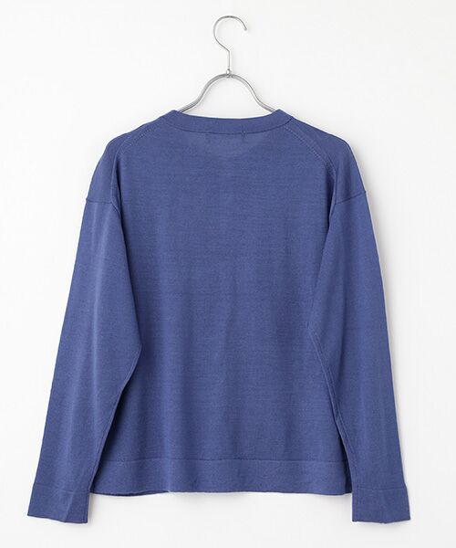 LOGEMENT DE CLAIRE / ロジュモンドクレール カーディガン・ボレロ | メリノウールクルーネックカーディガン | 詳細1