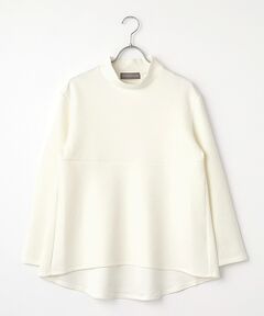 LOGEMENT DE CLAIRE / ロジュモンドクレール カットソー | ハイネックペプラムカットプルオーバー