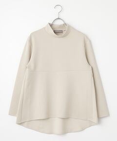 LOGEMENT DE CLAIRE / ロジュモンドクレール カットソー | ハイネックペプラムカットプルオーバー