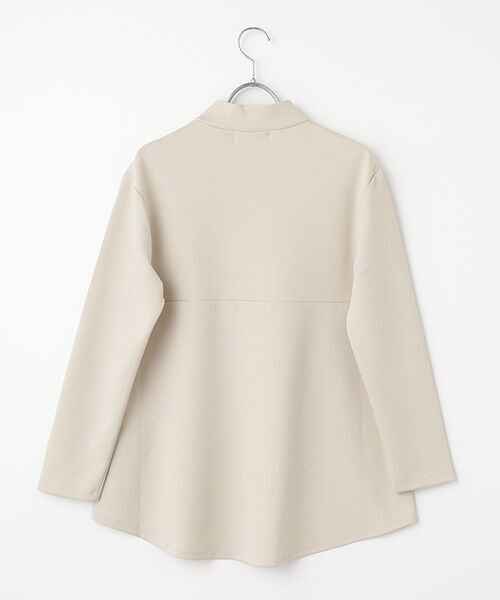 LOGEMENT DE CLAIRE / ロジュモンドクレール カットソー | ハイネックペプラムカットプルオーバー | 詳細2