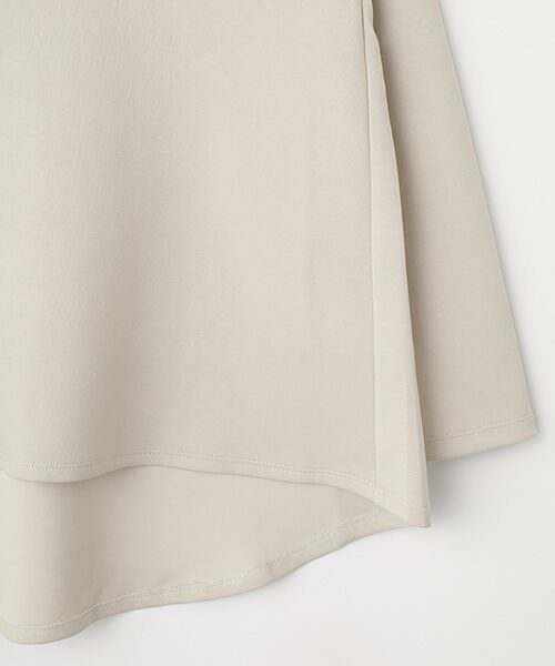 LOGEMENT DE CLAIRE / ロジュモンドクレール カットソー | ハイネックペプラムカットプルオーバー | 詳細4