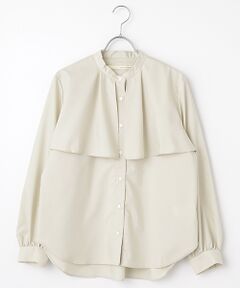 LOGEMENT DE CLAIRE / ロジュモンドクレール シャツ・ブラウス | 【エステルモダールブロードケープシャツブラウス】