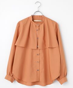 LOGEMENT DE CLAIRE / ロジュモンドクレール シャツ・ブラウス | 【エステルモダールブロードケープシャツブラウス】