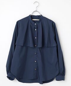 LOGEMENT DE CLAIRE / ロジュモンドクレール シャツ・ブラウス | 【エステルモダールブロードケープシャツブラウス】