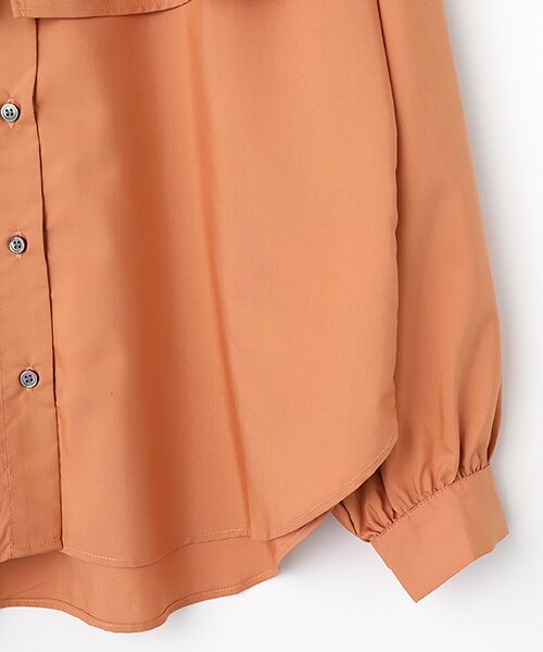 LOGEMENT DE CLAIRE / ロジュモンドクレール シャツ・ブラウス | 【エステルモダールブロードケープシャツブラウス】 | 詳細4