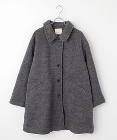 LOGEMENT DE CLAIRE / ロジュモンドクレール その他アウター | 【ウールブークレーステンカラーミドルコート】