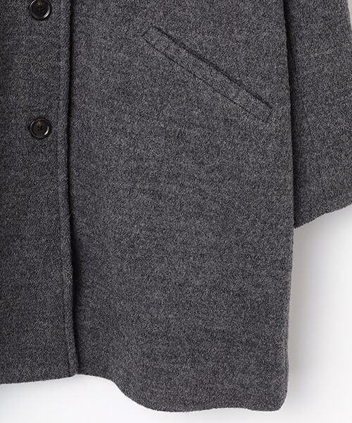 LOGEMENT DE CLAIRE / ロジュモンドクレール その他アウター | 【ウールブークレーステンカラーミドルコート】 | 詳細4