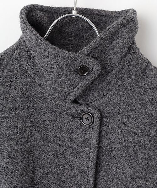 LOGEMENT DE CLAIRE / ロジュモンドクレール その他アウター | 【ウールブークレーステンカラーミドルコート】 | 詳細7