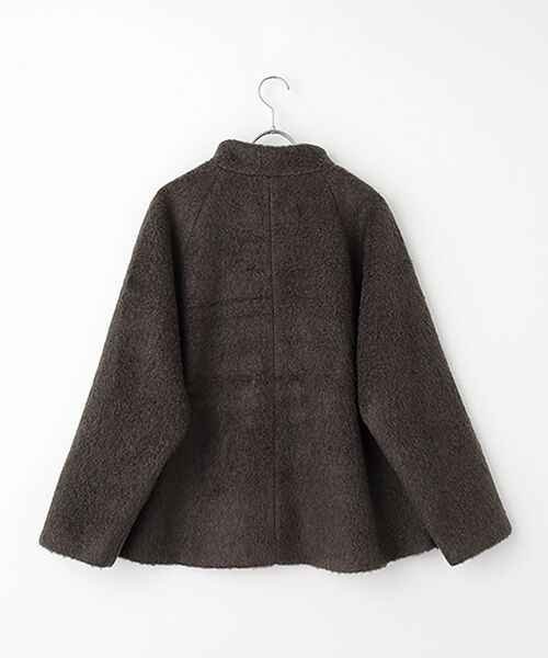 LOGEMENT DE CLAIRE / ロジュモンドクレール その他アウター | 【ウールミックスヘアリースタンドコート】 | 詳細3