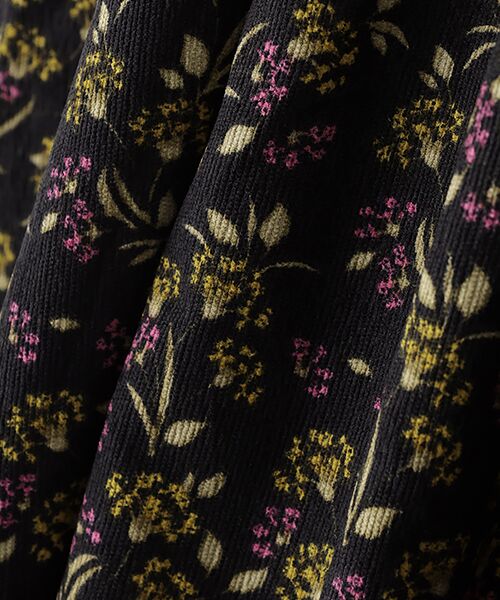 LOGEMENT DE CLAIRE / ロジュモンドクレール ロング・マキシ丈スカート | 【ボタニカルプリントタックギャザースカート】 | 詳細5