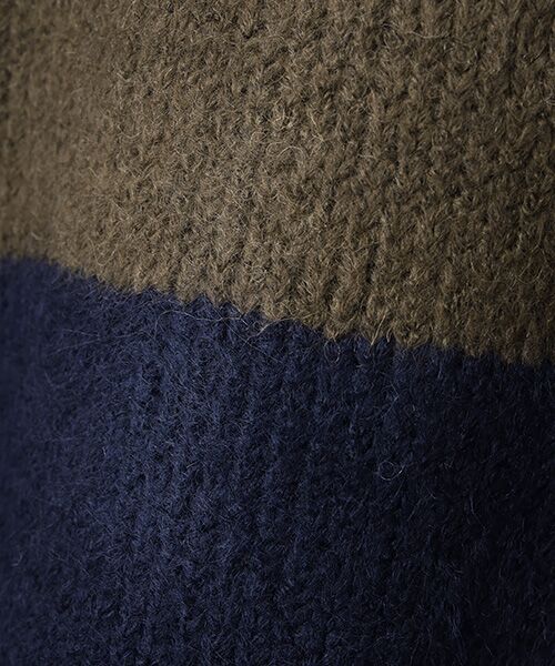 LOGEMENT DE CLAIRE / ロジュモンドクレール ニット・セーター | 【ヘアリーミックスバイカラーモックネックプルオーバー】 | 詳細2