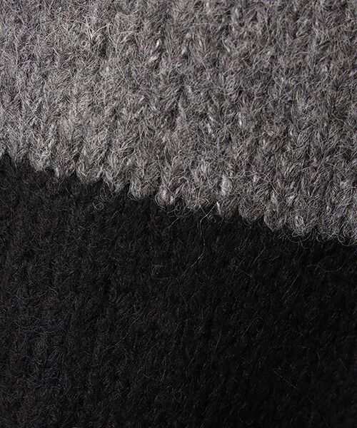 LOGEMENT DE CLAIRE / ロジュモンドクレール ニット・セーター | 【ヘアリーミックスバイカラーモックネックプルオーバー】 | 詳細6