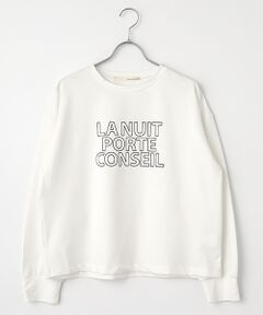 LOGEMENT DE CLAIRE / ロジュモンドクレール Tシャツ | 【ミニ裏毛ロゴPTロングスリーブTシャツ】