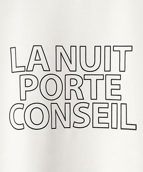 LOGEMENT DE CLAIRE / ロジュモンドクレール Tシャツ | 【ミニ裏毛ロゴPTロングスリーブTシャツ】 | 詳細1