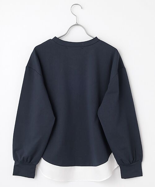 LOGEMENT DE CLAIRE / ロジュモンドクレール カットソー | 【ミニ裏毛＋ファブリックプルオーバー】 | 詳細2