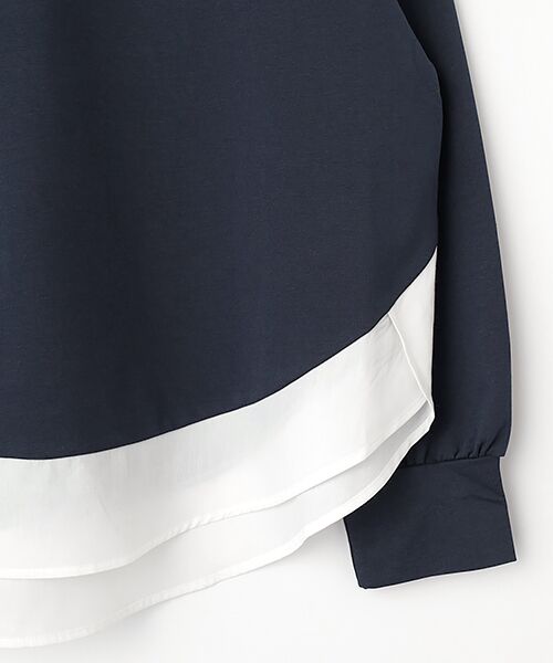 LOGEMENT DE CLAIRE / ロジュモンドクレール カットソー | 【ミニ裏毛＋ファブリックプルオーバー】 | 詳細4