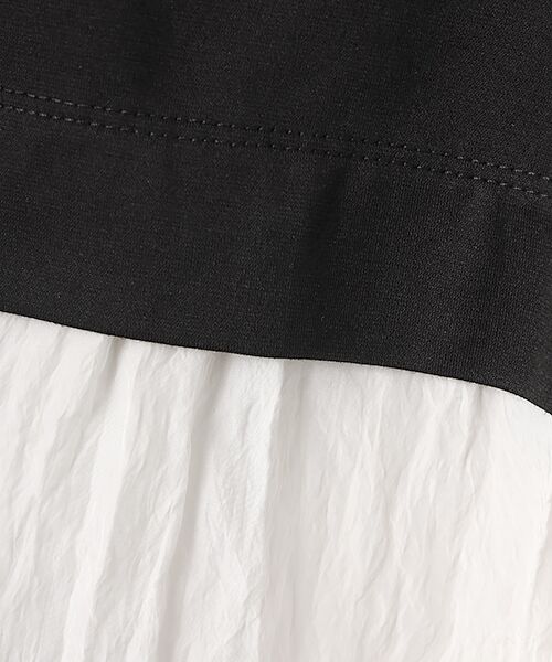 LOGEMENT DE CLAIRE / ロジュモンドクレール カットソー | 【異素材ドッキングプルオーバー】 | 詳細6