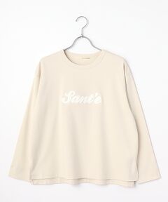 LOGEMENT DE CLAIRE / ロジュモンドクレール カットソー | 【サガラ刺しゅうロングTシャツ】