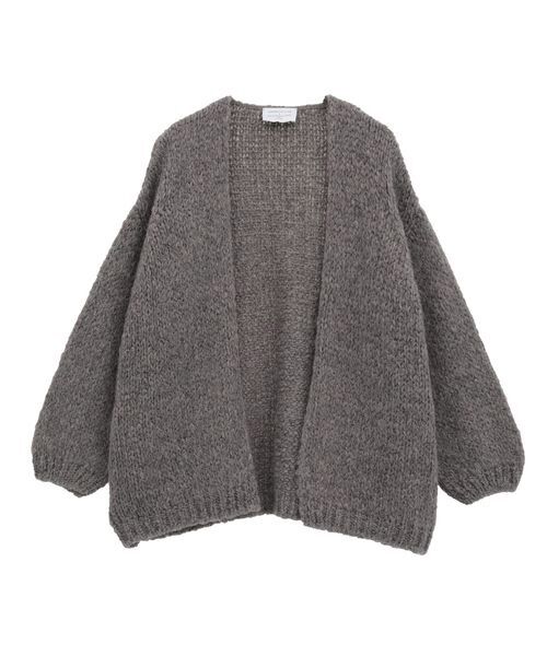 LOGEMENT DE CLAIRE / ロジュモンドクレール カーディガン・ボレロ | 《別注》【TRICOTS JEAN MARC/トリコット・ジーン・ マルク】モヘアニットカーディガン | 詳細11