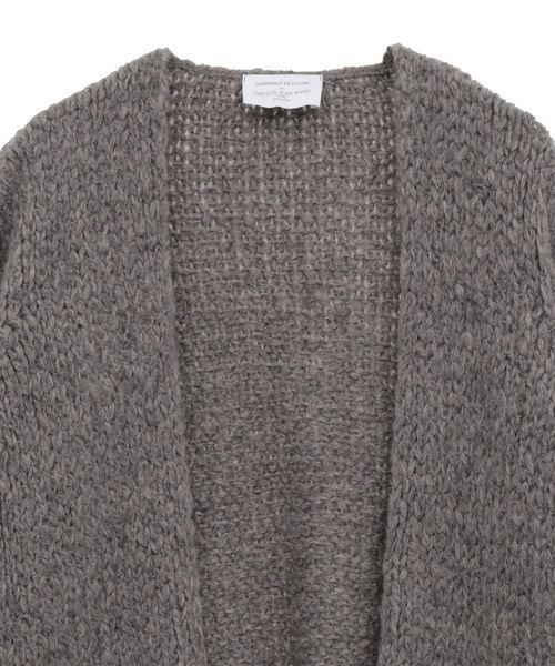 LOGEMENT DE CLAIRE / ロジュモンドクレール カーディガン・ボレロ | 《別注》【TRICOTS JEAN MARC/トリコット・ジーン・ マルク】モヘアニットカーディガン | 詳細13