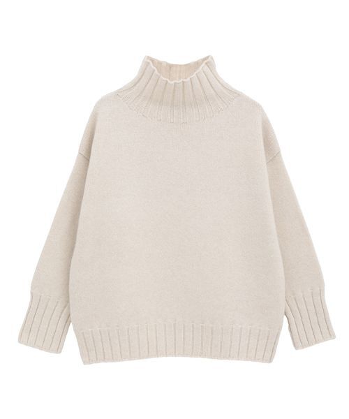 LOGEMENT DE CLAIRE / ロジュモンドクレール ニット・セーター | 《別注》【ISLAND TIDES/アイランド タイド】タートルネックニットプルオーバー | 詳細2