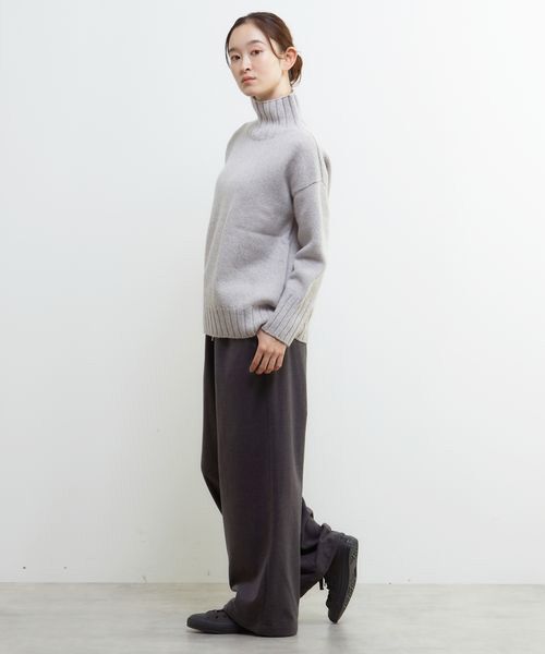 LOGEMENT DE CLAIRE / ロジュモンドクレール ニット・セーター | 《別注》【ISLAND TIDES/アイランド タイド】タートルネックニットプルオーバー | 詳細4