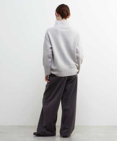LOGEMENT DE CLAIRE / ロジュモンドクレール ニット・セーター | 《別注》【ISLAND TIDES/アイランド タイド】タートルネックニットプルオーバー | 詳細5