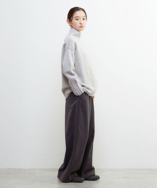 LOGEMENT DE CLAIRE / ロジュモンドクレール ニット・セーター | 《別注》【ISLAND TIDES/アイランド タイド】タートルネックニットプルオーバー | 詳細6