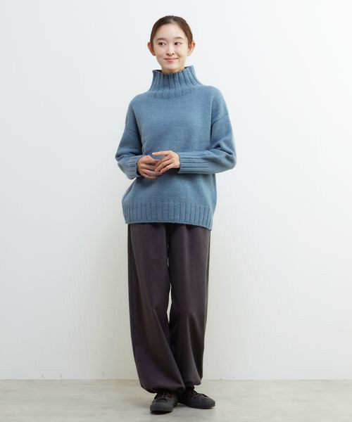 LOGEMENT DE CLAIRE / ロジュモンドクレール ニット・セーター | 《別注》【ISLAND TIDES/アイランド タイド】タートルネックニットプルオーバー | 詳細9