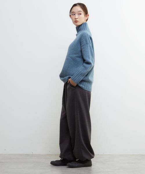 LOGEMENT DE CLAIRE / ロジュモンドクレール ニット・セーター | 《別注》【ISLAND TIDES/アイランド タイド】タートルネックニットプルオーバー | 詳細10