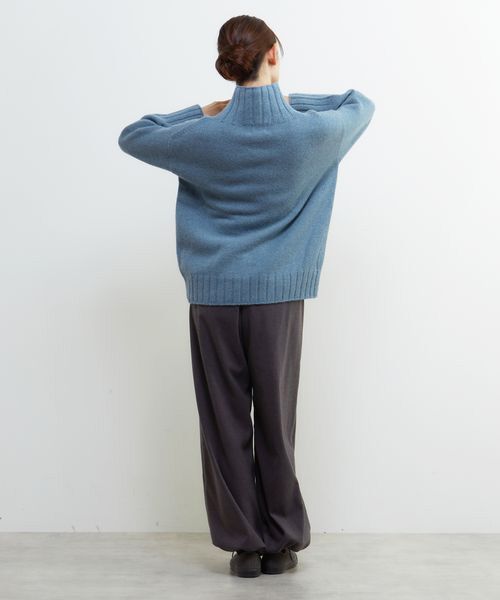 LOGEMENT DE CLAIRE / ロジュモンドクレール ニット・セーター | 《別注》【ISLAND TIDES/アイランド タイド】タートルネックニットプルオーバー | 詳細11