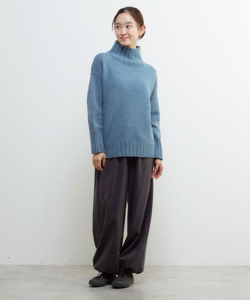 LOGEMENT DE CLAIRE / ロジュモンドクレール ニット・セーター | 《別注》【ISLAND TIDES/アイランド タイド】タートルネックニットプルオーバー | 詳細13