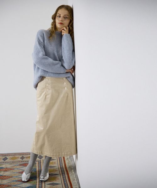 LOGEMENT DE CLAIRE / ロジュモンドクレール ニット・セーター | 《別注》【TRICOTS JEAN MARC/トリコット・ジーン・ マルク】ボトルネックニットプルオーバー | 詳細1