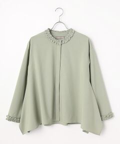 LOGEMENT DE CLAIRE / ロジュモンドクレール シャツ・ブラウス | イレギュラーヘムフリルブラウス