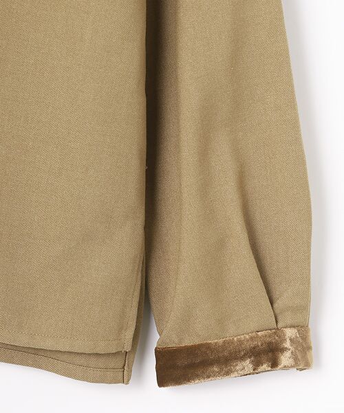 LOGEMENT DE CLAIRE / ロジュモンドクレール シャツ・ブラウス | 【LOURMARIN】ベルベット衿ブラウス | 詳細3